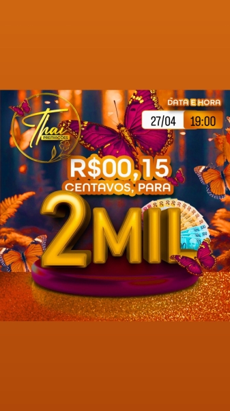 0,15 CENTAVOS PARA 2.000 Mil!
